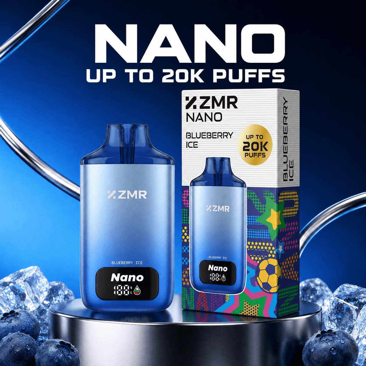 Nano- 20K Puffs Blueberry Ice
