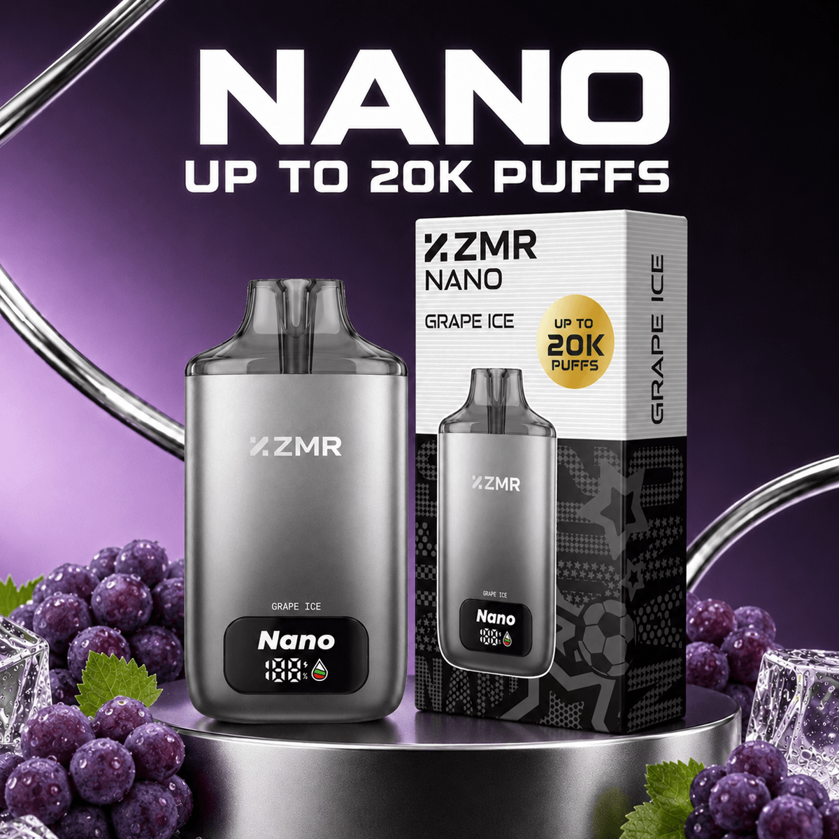 Nano- 20K Puffs Grape Ice