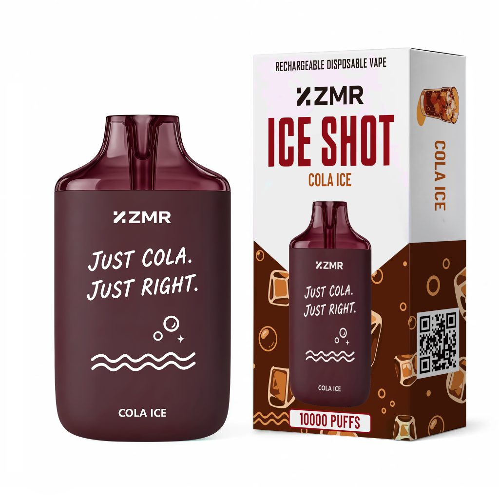 ZMR Ice Shot Cola Ice device and packaging