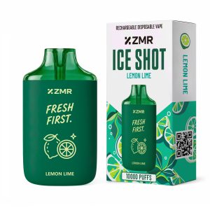 ZMR Ice Shot Lemon Lime device and packaging