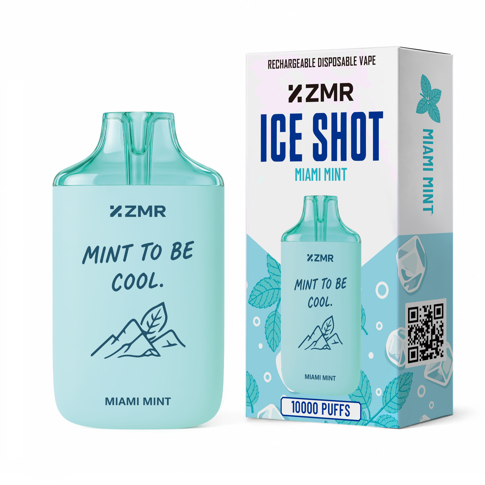 ZMR Ice Shot Miami Mint device and packaging