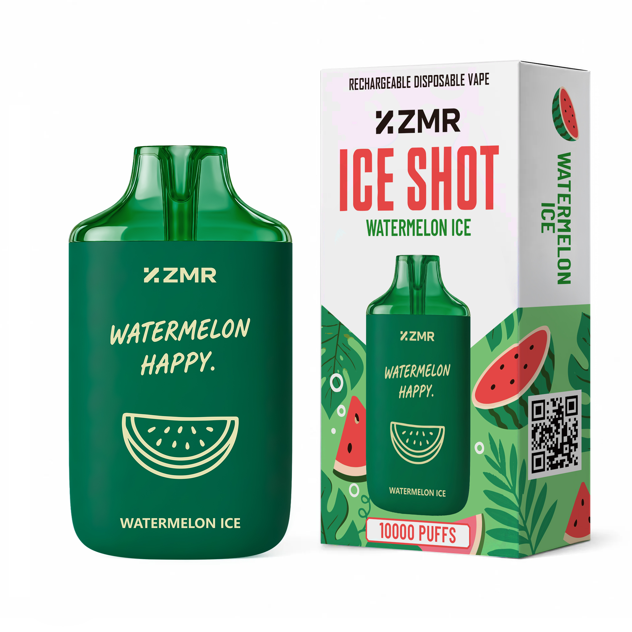 ZMR Ice Shot Watermelon Ice device and packaging