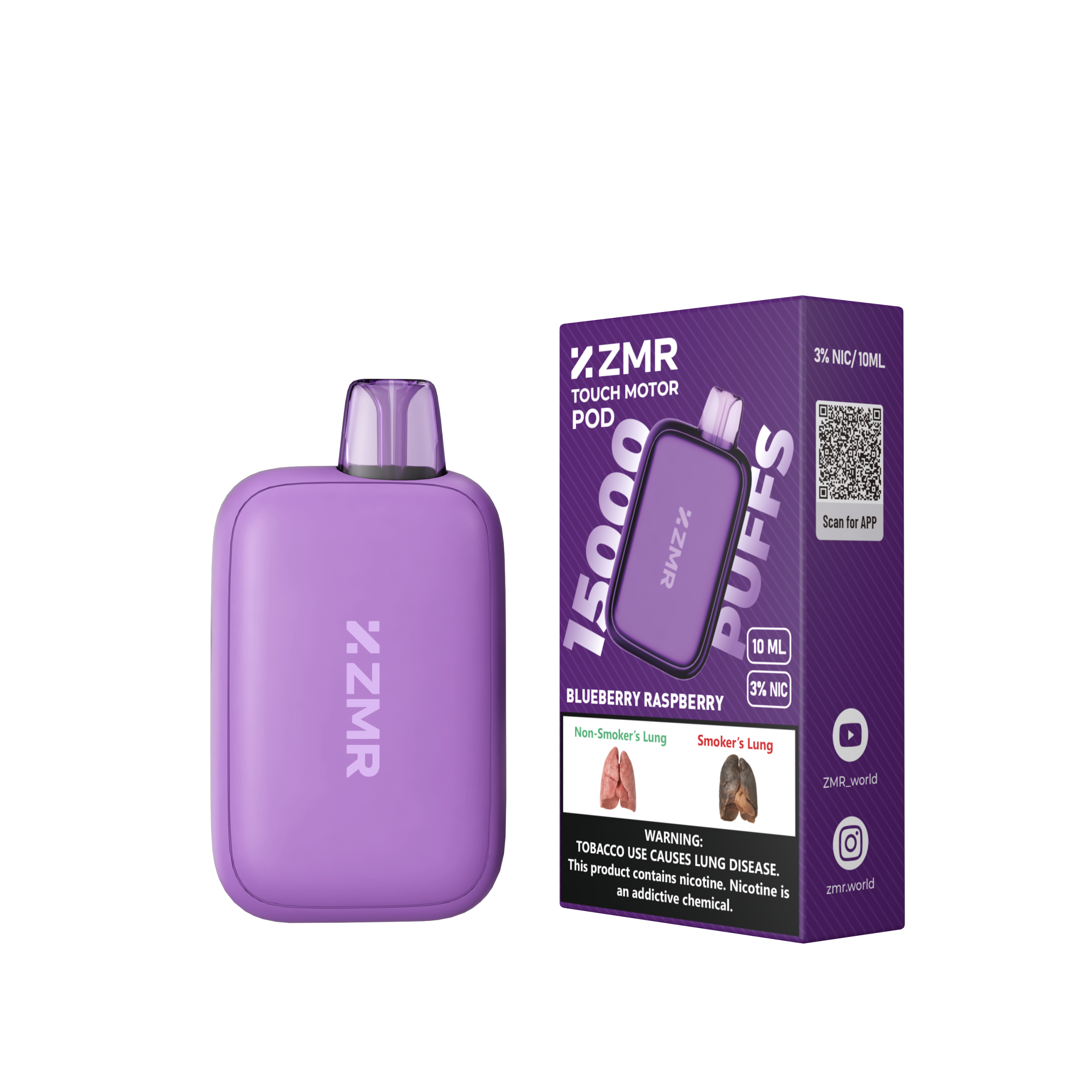 Motor Pod 30000 puffs Blueberry Raspberry