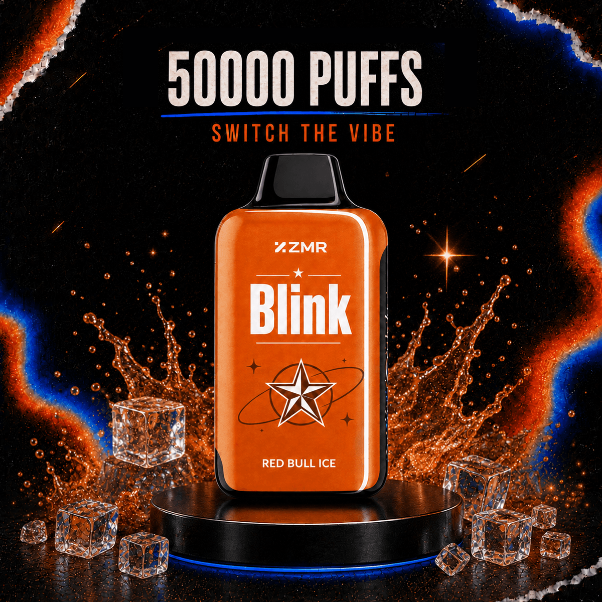 Blink-RED BULL ICE 50000 Puffs Disposable Vape - Image 2