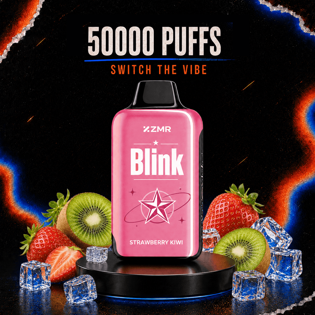 Blink-STRAWBERRY KIWI 50000 Puffs Disposable Vape - Image 2