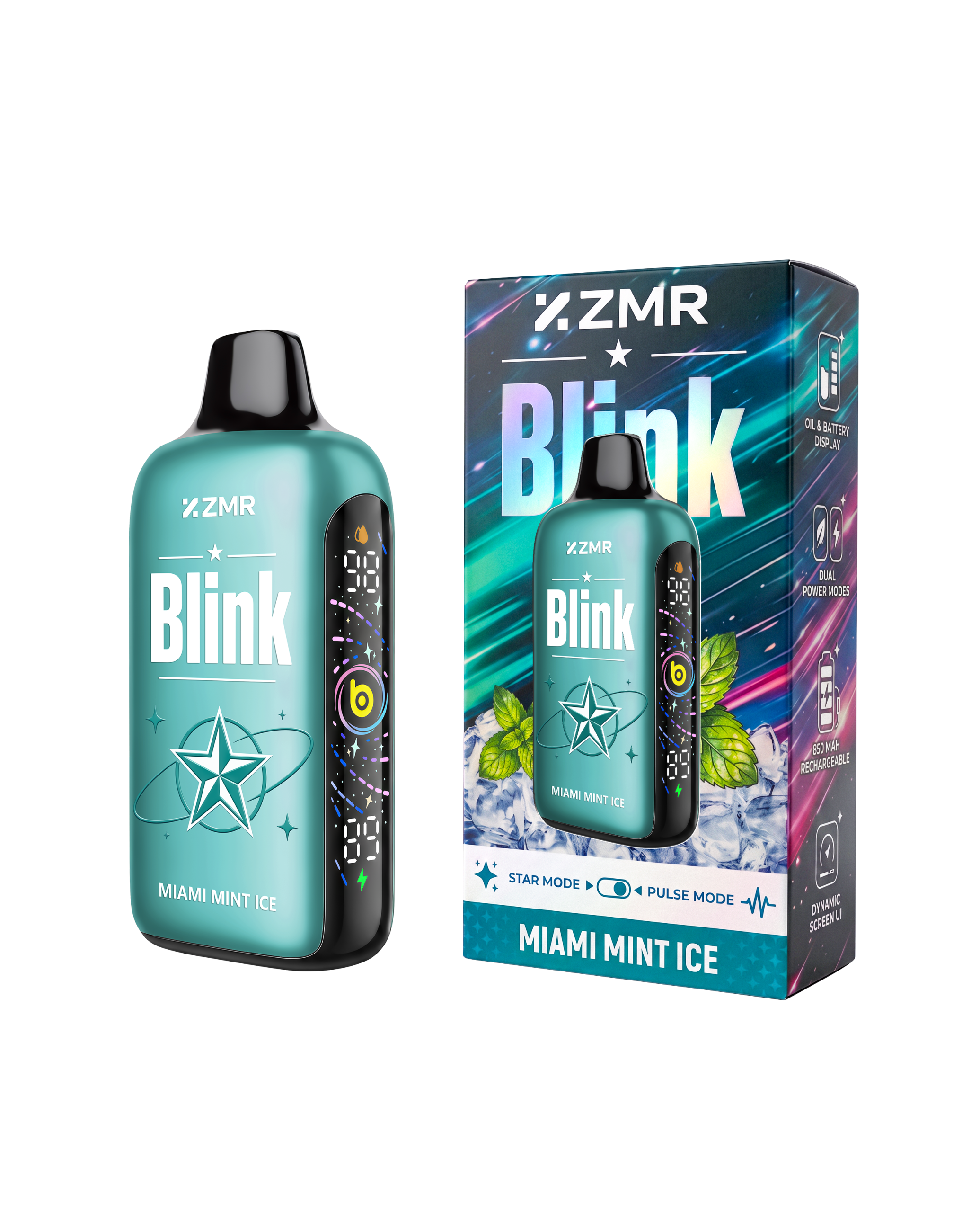 Blink-MIAMI MINT ICE 50000 Puffs Disposable Vape