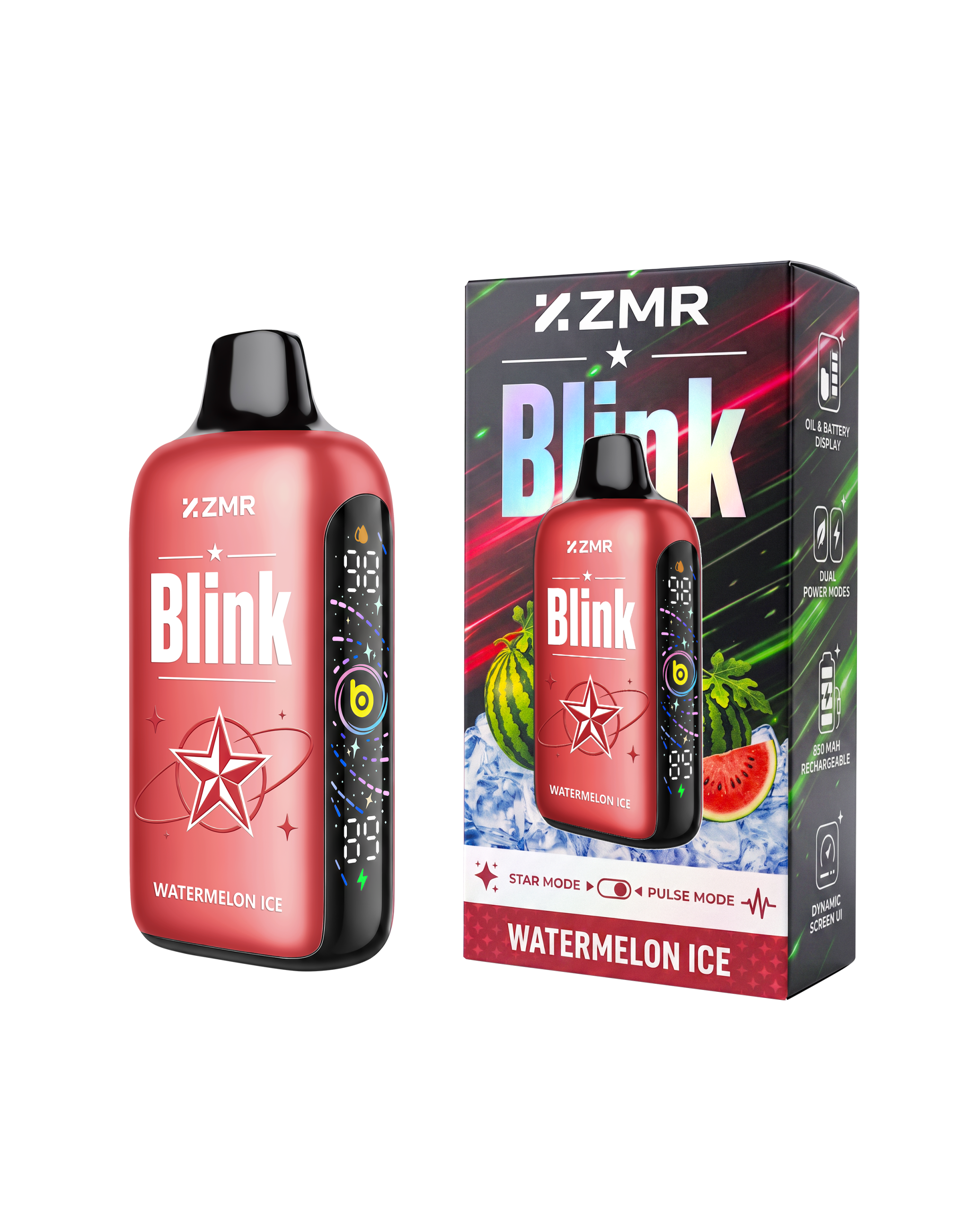 Blink-WATERMELON ICE 50000 Puffs Disposable Vape