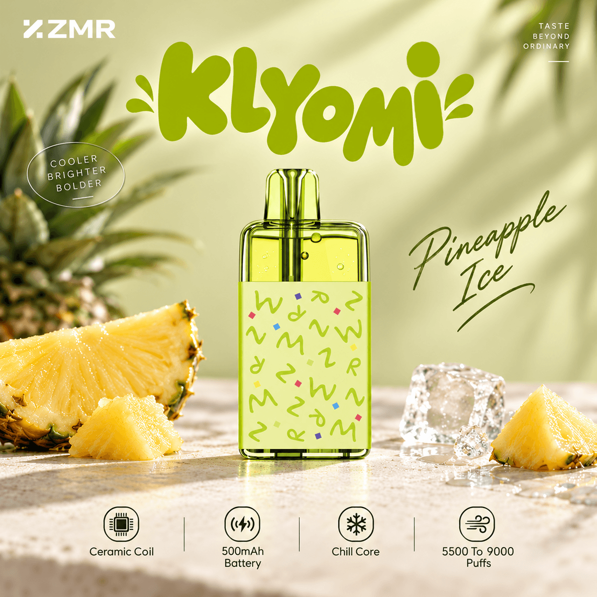 Kiyomi 5500 Puffs Pineapple Ice Disposable Vape - Image 2