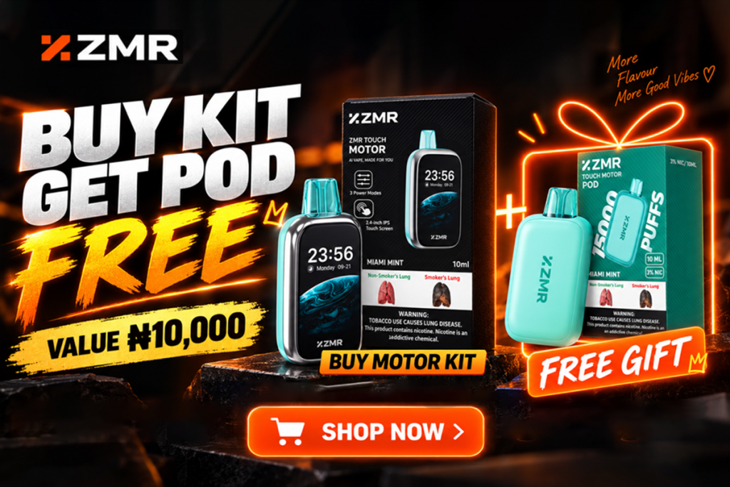 ZMR Motor Kit buy one get free pod promo banner