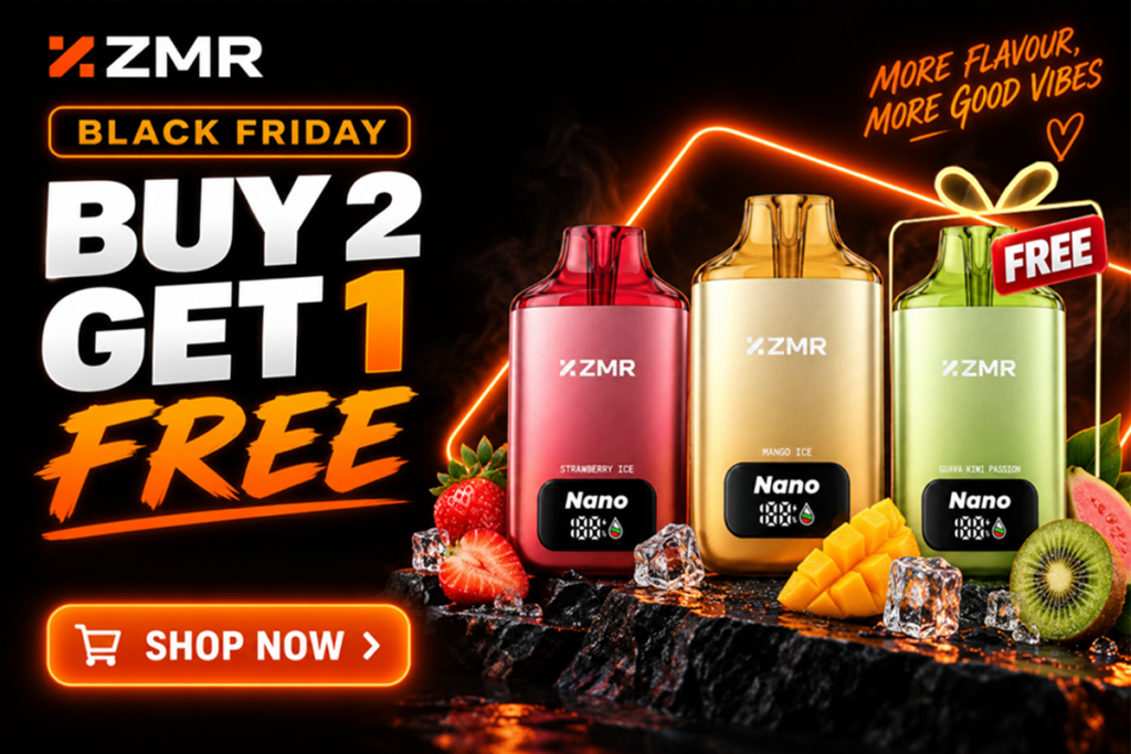 ZMR Nano Black Friday Buy 2 Get 1 Free deal banner