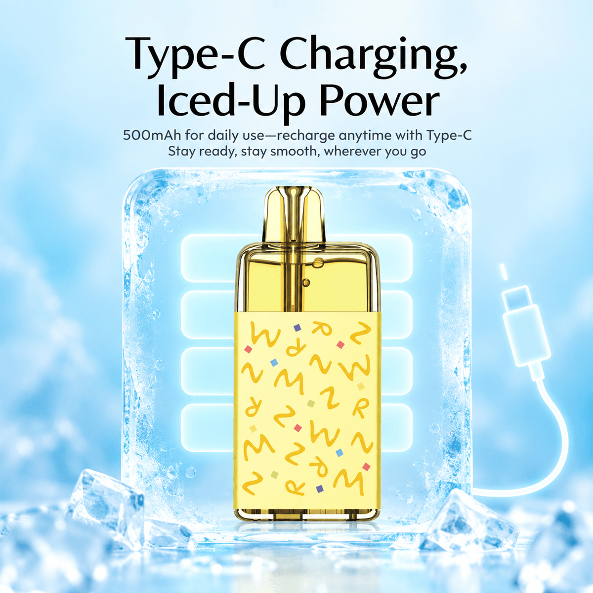 Kiyomi 5500 Puffs Lemon Ice Tea Disposable Vape - Image 6