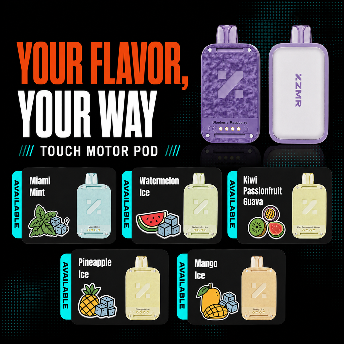 Motor Pod 30000 puffs Taro Ice Cream - Image 4