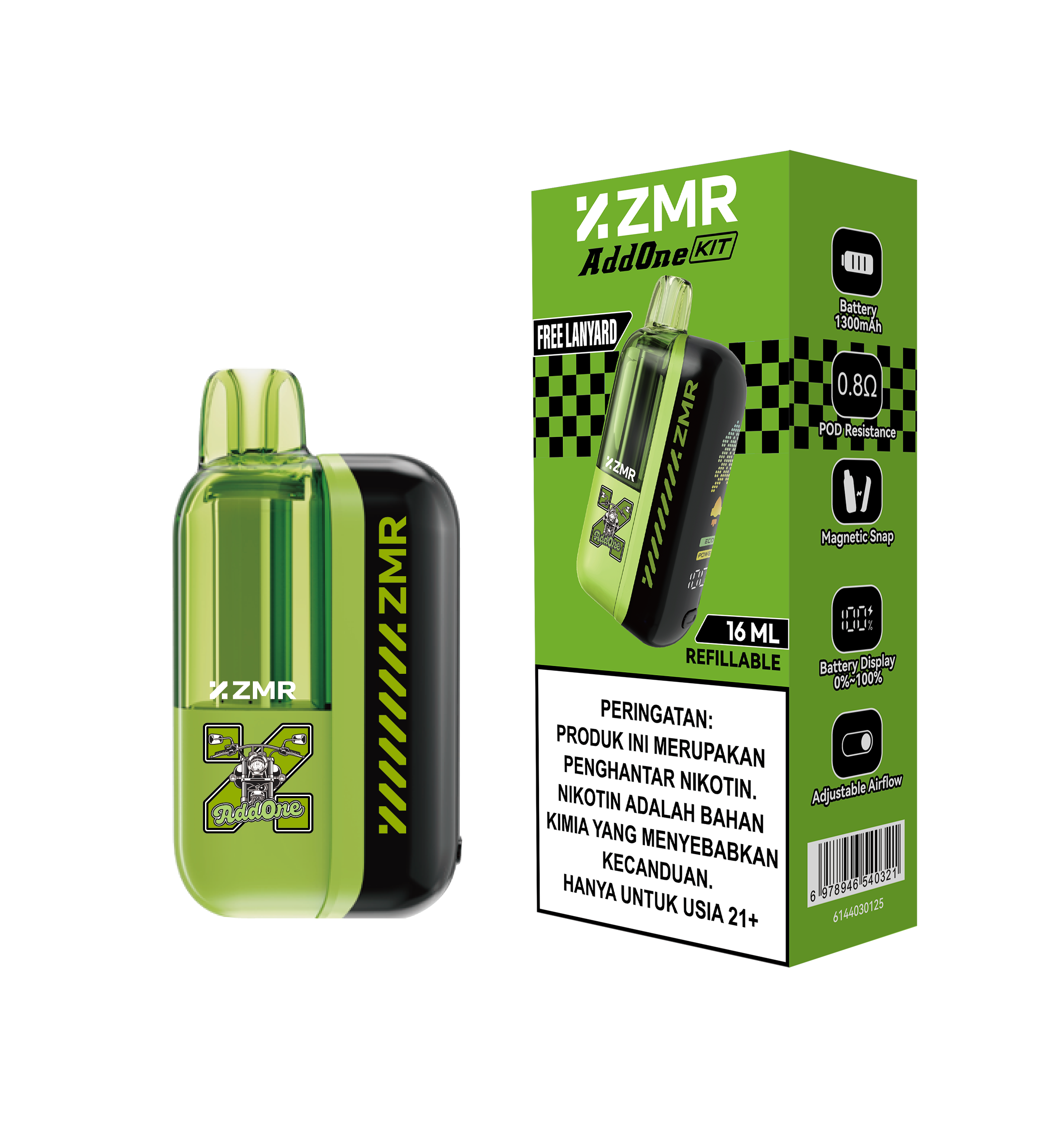 ADDONE 16ml Mega-Tank GREEN