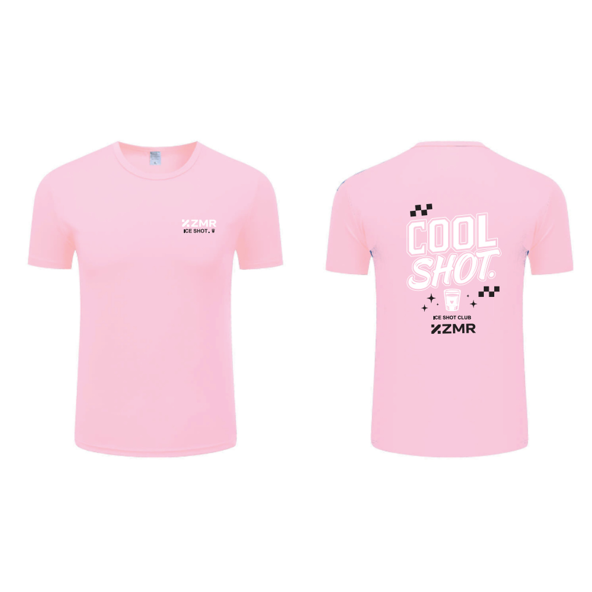 Quick-dry shirt – Pink (ice-shot)